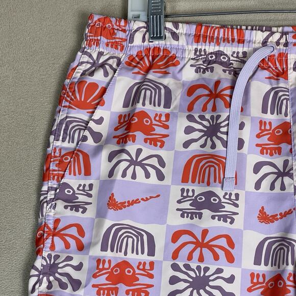 Nike Swim Short Mens M Multicolor Woven Flow Lined Drawstring Waist Regular Fit - Picture 3 of 13